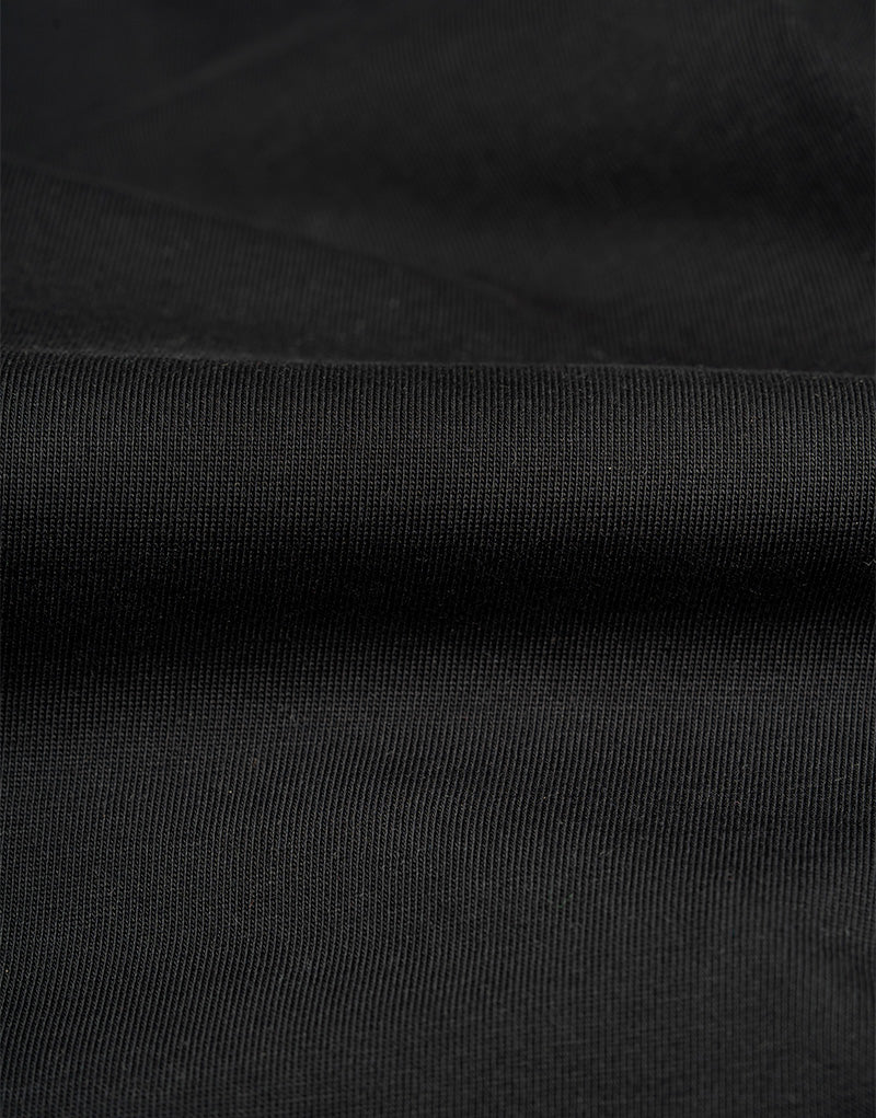 CHEMISE HYBRIDE COTON PIMA MONARQUE - Noir