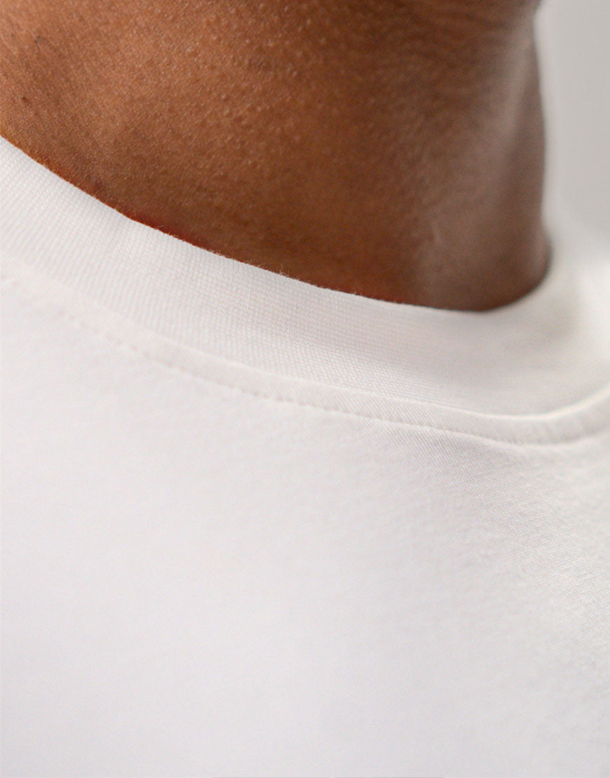T-SHIRT 200 GRAMMES MONARQUE COTON PIMA BLANC