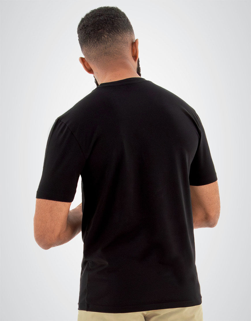 T-SHIRT 200 GRAMMES MONARQUE COTON PIMA NOIR