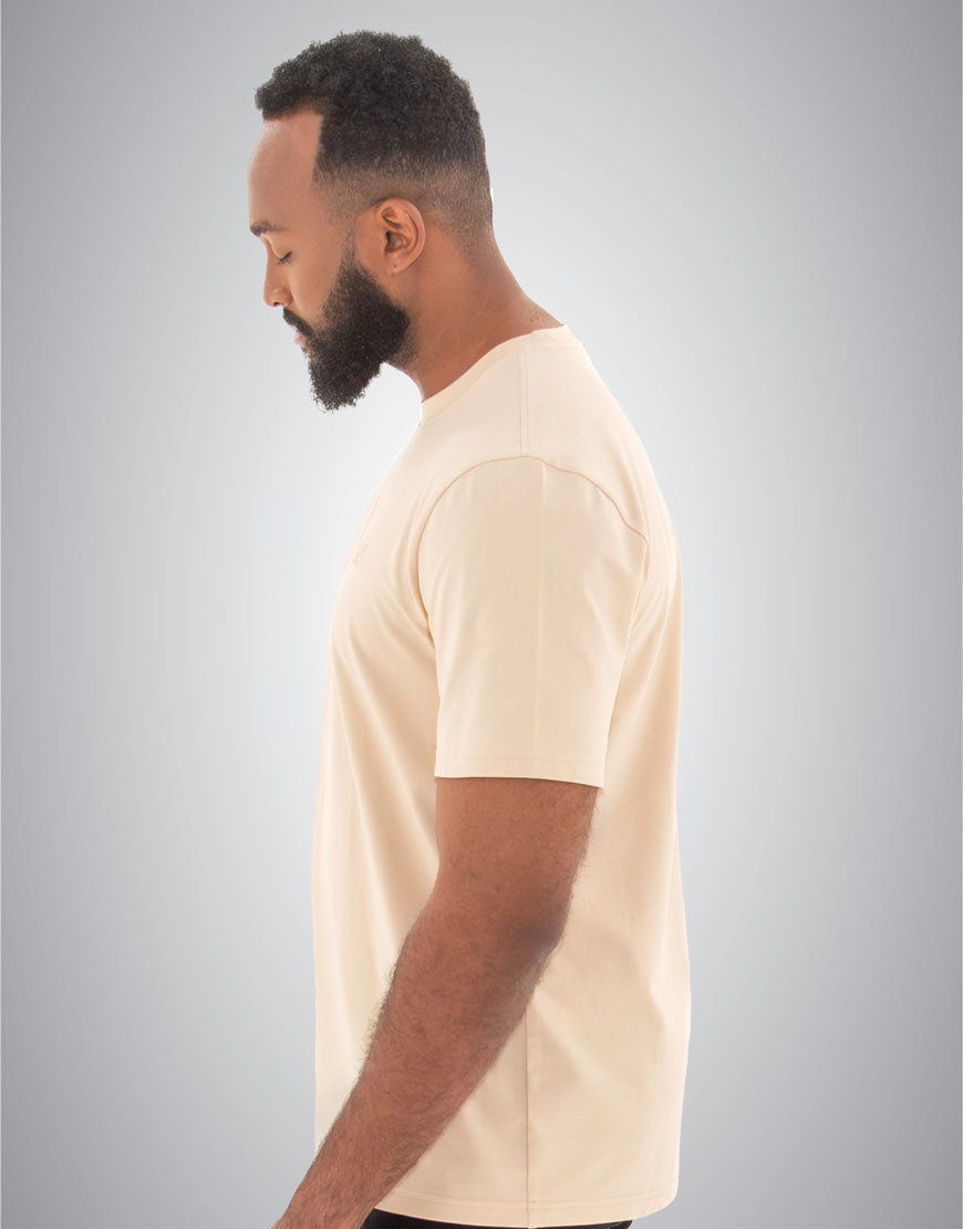 T-SHIRT 220 GRAMMES MONARQUE COTON PIMA ECRU