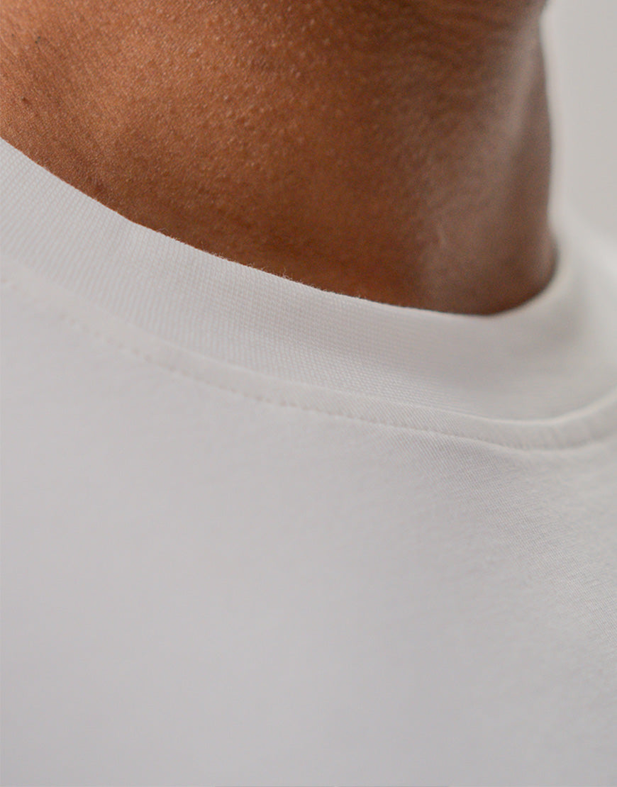 T-SHIRT 220 GRAMMES MONARQUE COTON PIMA BLANC