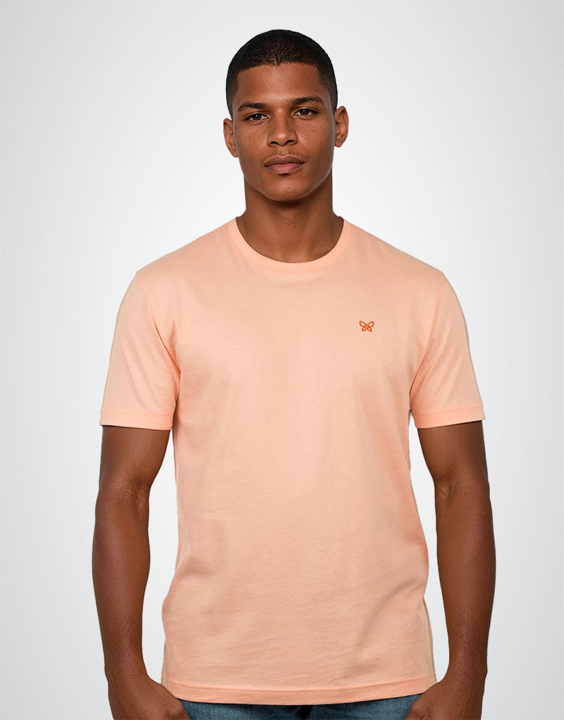 T-SHIRT MONARQUE 100% COTON - PÊCHE MELBA