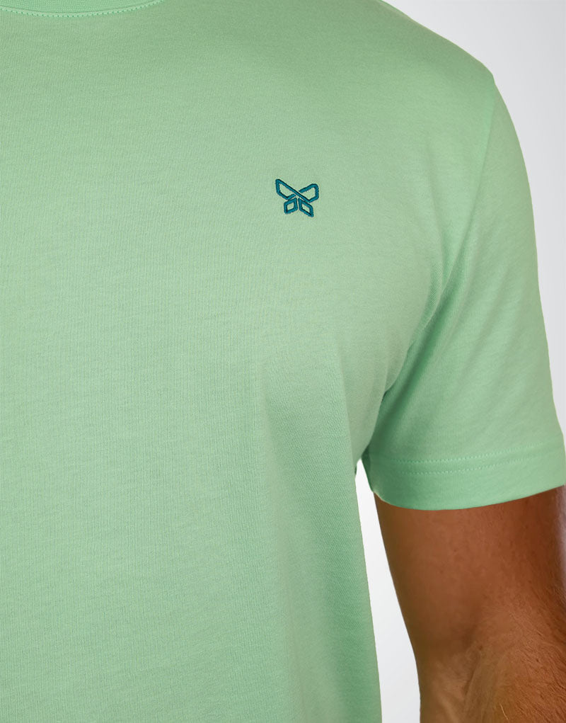 T-SHIRT MONARQUE 100% COTON - VERT JADE