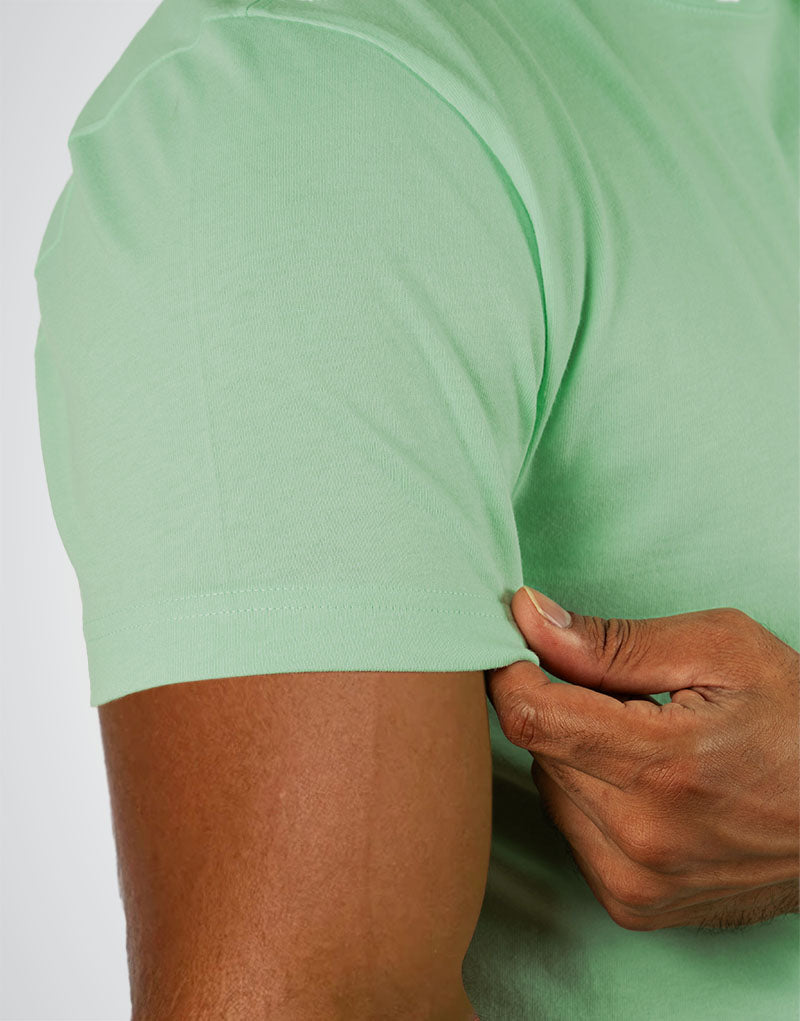 T-SHIRT MONARQUE 100% COTON - VERT JADE